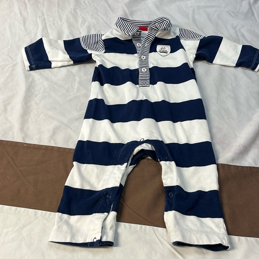 6M Little Me long sleeve romper